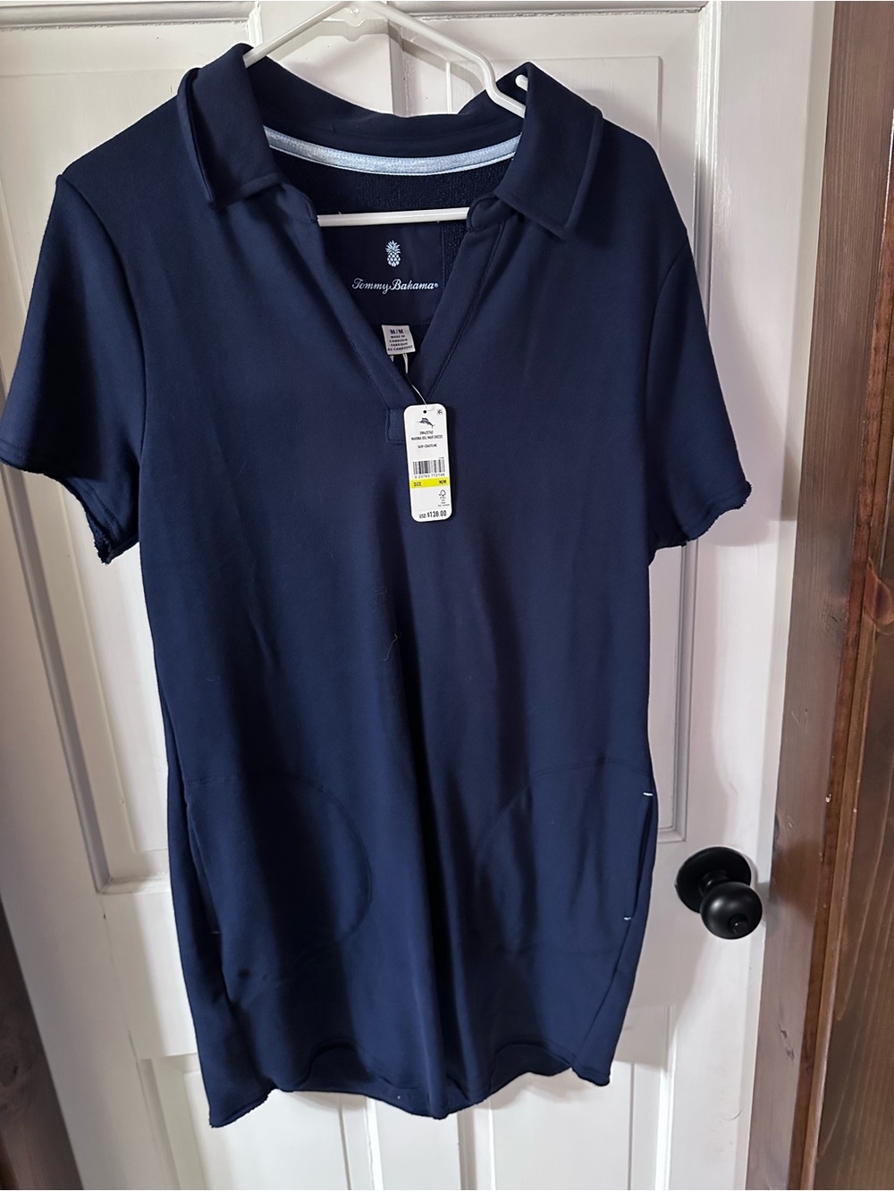 Tommy Bahama Navy Polo Tunic Dress